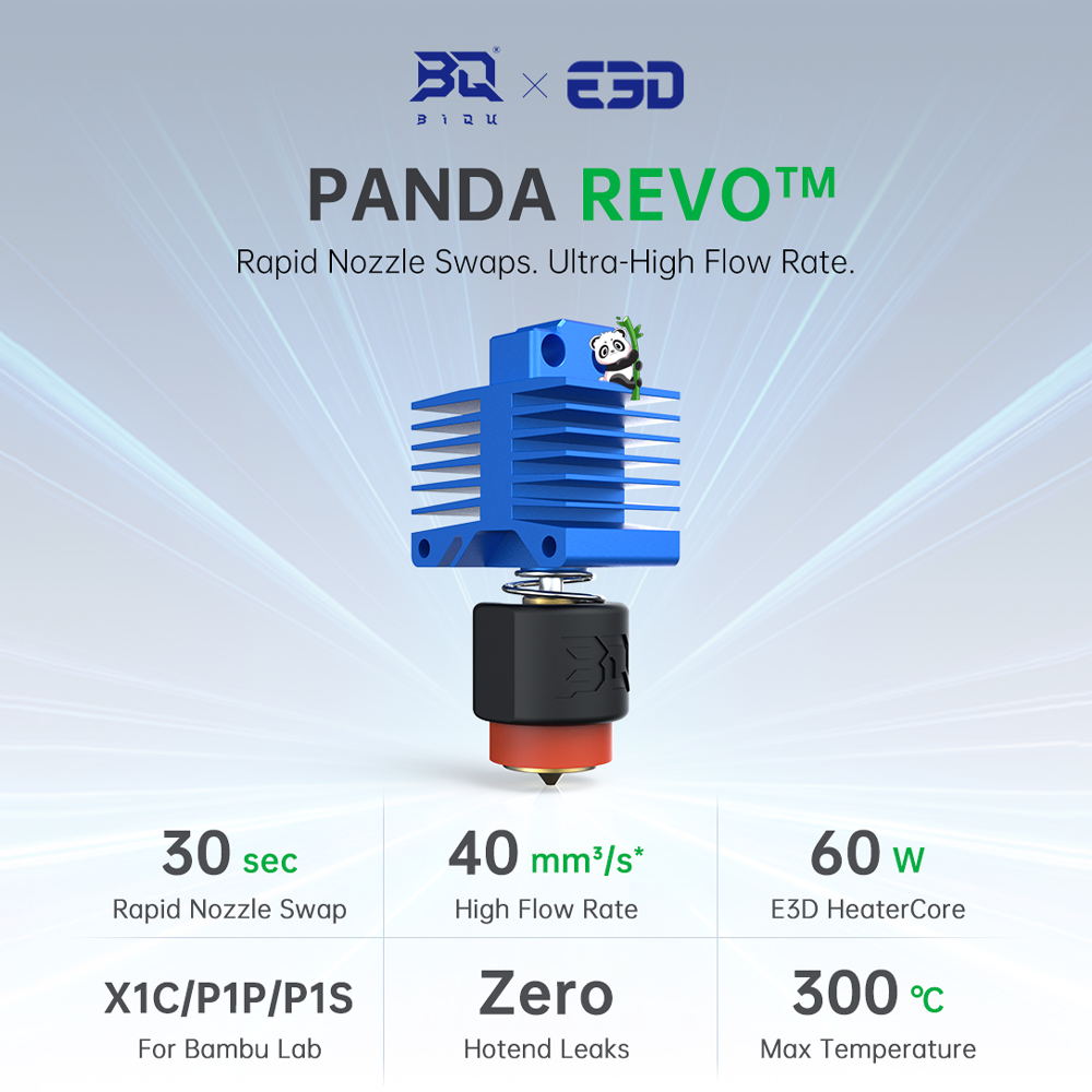 High Flow Ceramic Hotend - Bigtreetech Panda Revo P 1X1 Hotend