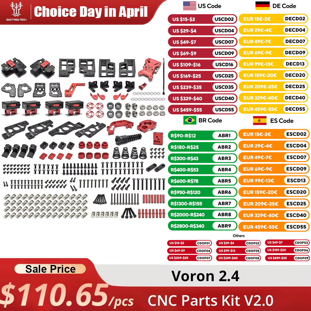 Voron 2.4 Cnc Onderdelen Kit V - Voron Trident Full Kit recensie en prijs